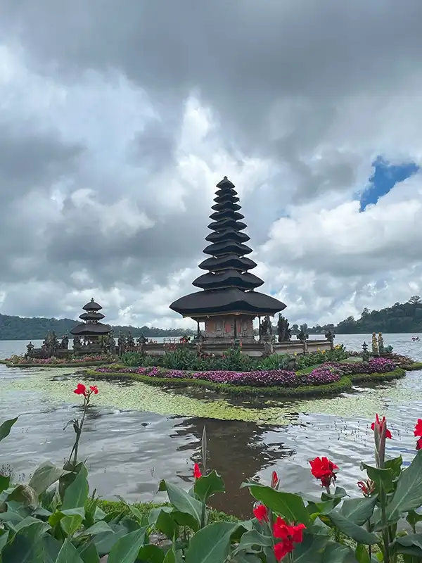 Ulun Danu Beratan Temple Bali - Iconic Water Temple on Lake Beratan, scenic temple in the mountains of Bedugul, Bali cultural landmark, must-visit temple in North Bali, things to do in Bedugul, spiritual Bali temple tour, Bali private day trip, Balinese Hindu architecture, picturesque Bali temple on the lake, best Bali sightseeing tour