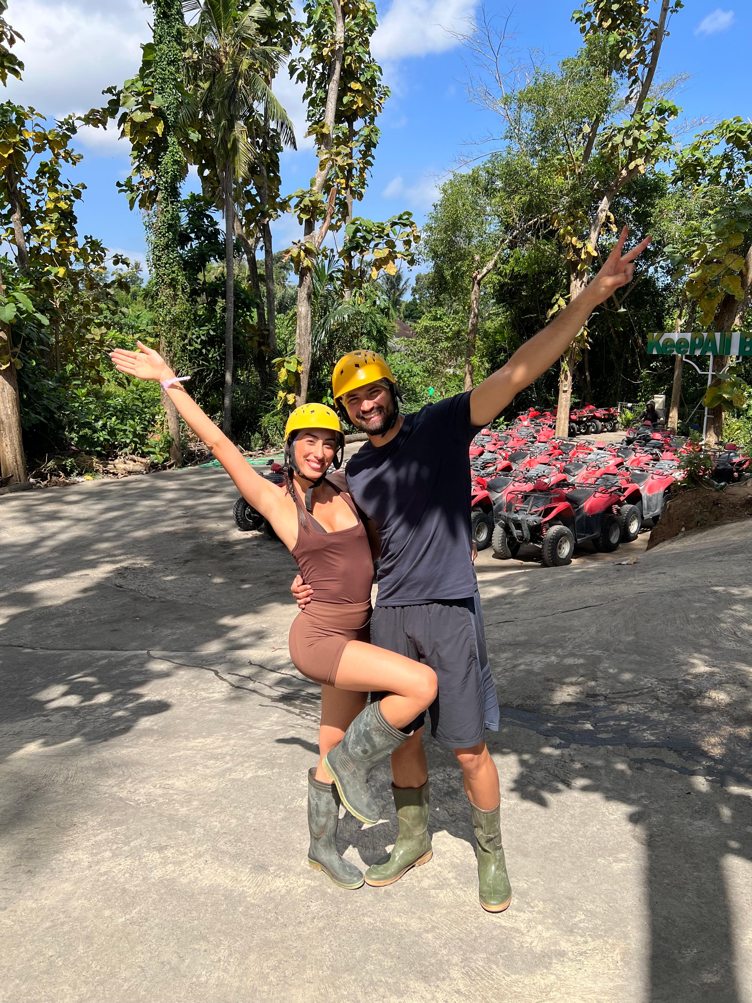 ATV quad biking adventure through Ubud rice fields and jungle trails